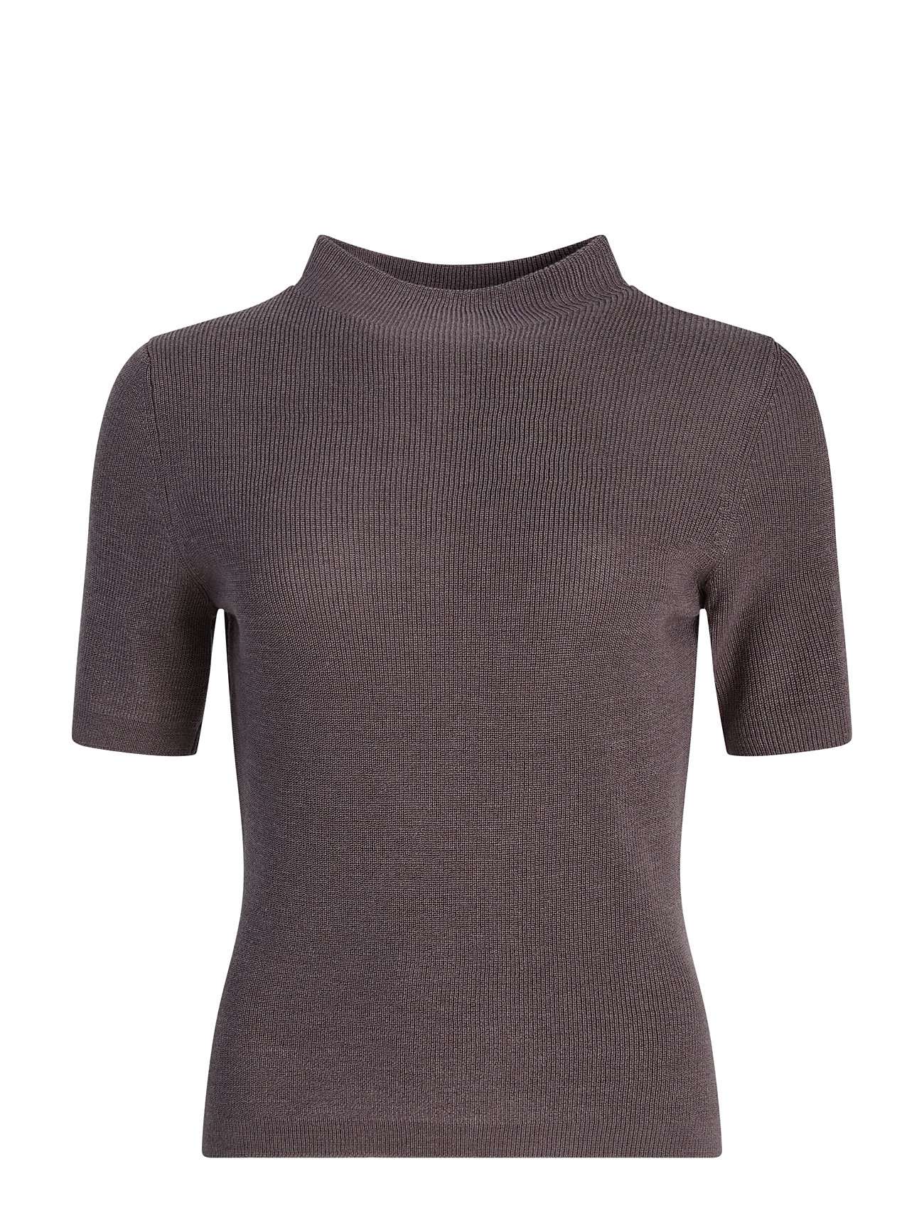 Viscose-Blend Knit Top, Kibri Brown Ivo Nikkolo