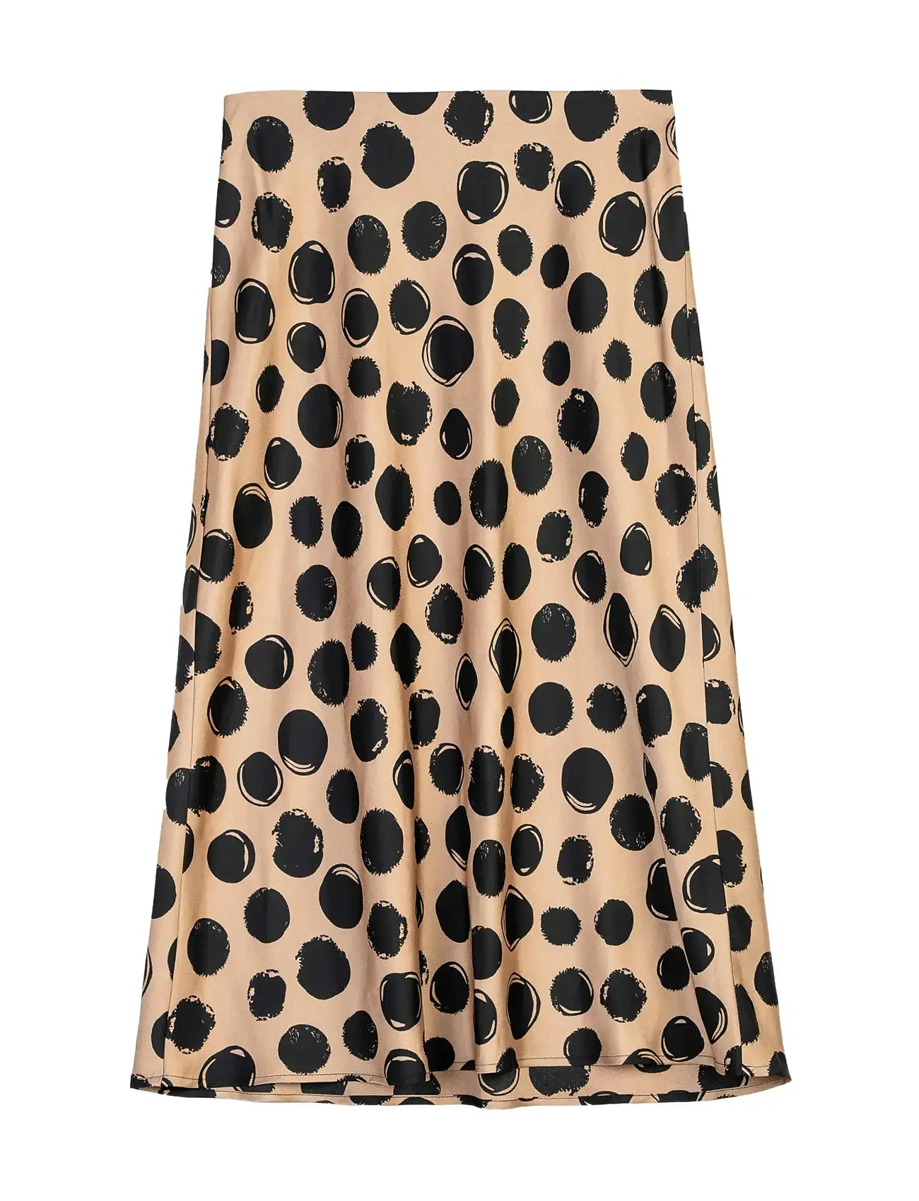 Viscose Midi Skirt, Simplilong Skirts Knee-length & Midi Skirts Beige Ivo Nikkolo