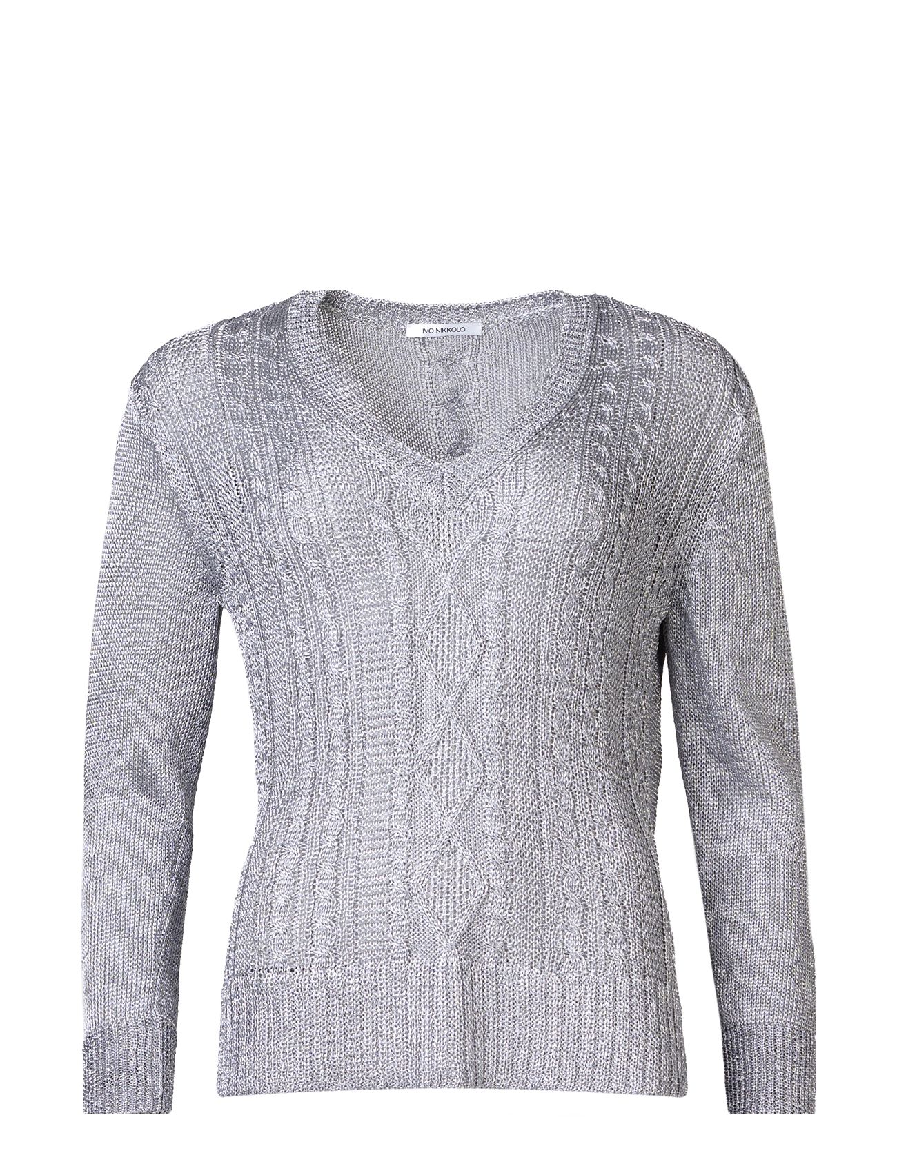 Viscose-Blend Knit, Krause Silver Ivo Nikkolo