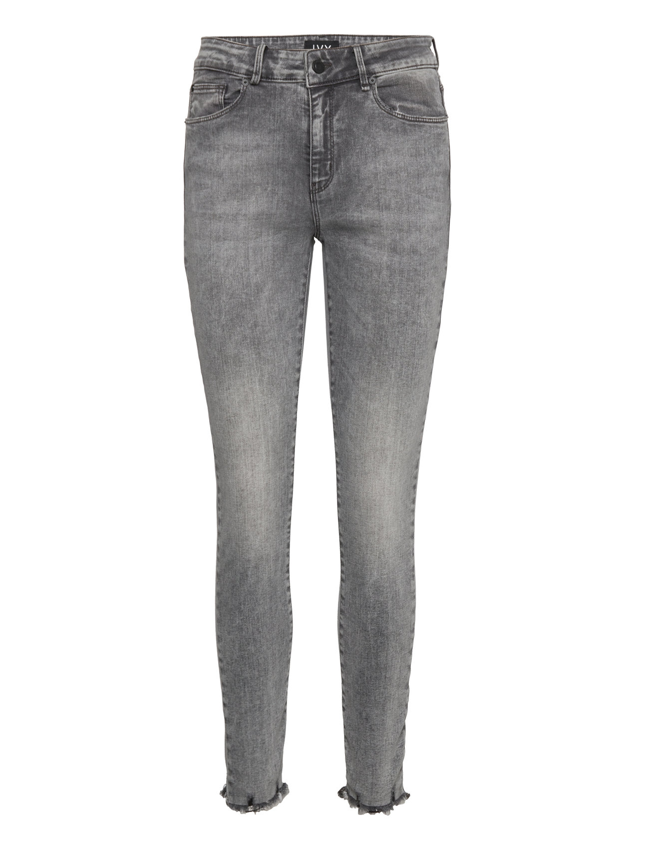 Alexa Earth Jeans Wash New Grey Skinny Jeans Grå IVY Copenhagen