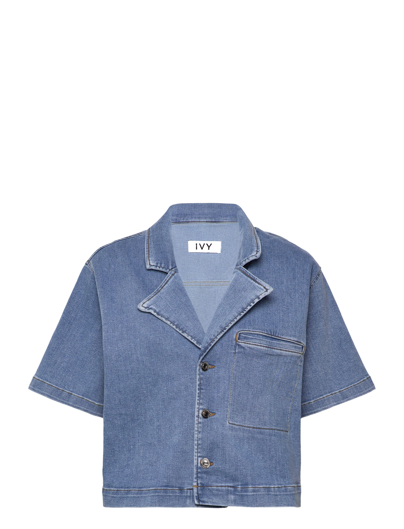 IVY Copenhagen Ivy-karmey Ss Shirt Jacket Wash Coo - Denim shirts ...