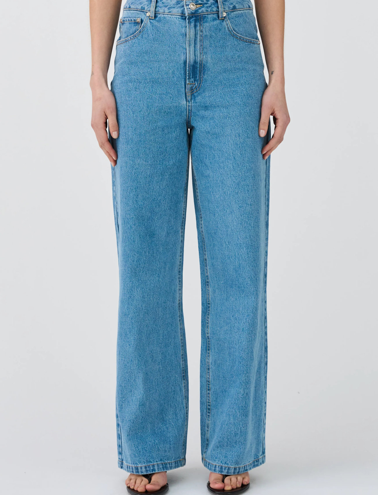 IVY Copenhagen Ivy-Brooke Jeans Wash Mid Blue, 27 x 30, Blue, Jeans > Vidde, Dame