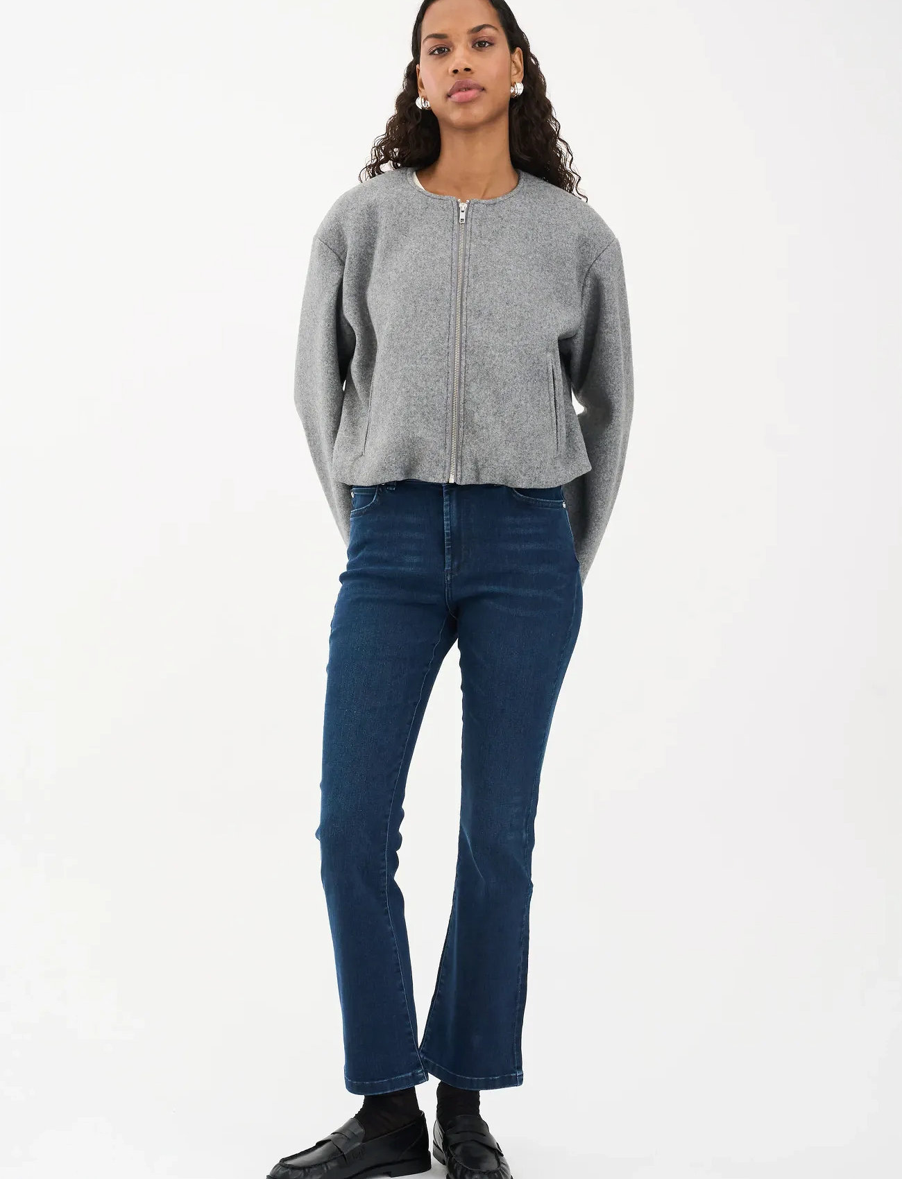 IVY Copenhagen Ivy-Johanna Kick Flare Wash Cool Mi, 26 x 30, Navy, Jeans > Boot Cut, Dame