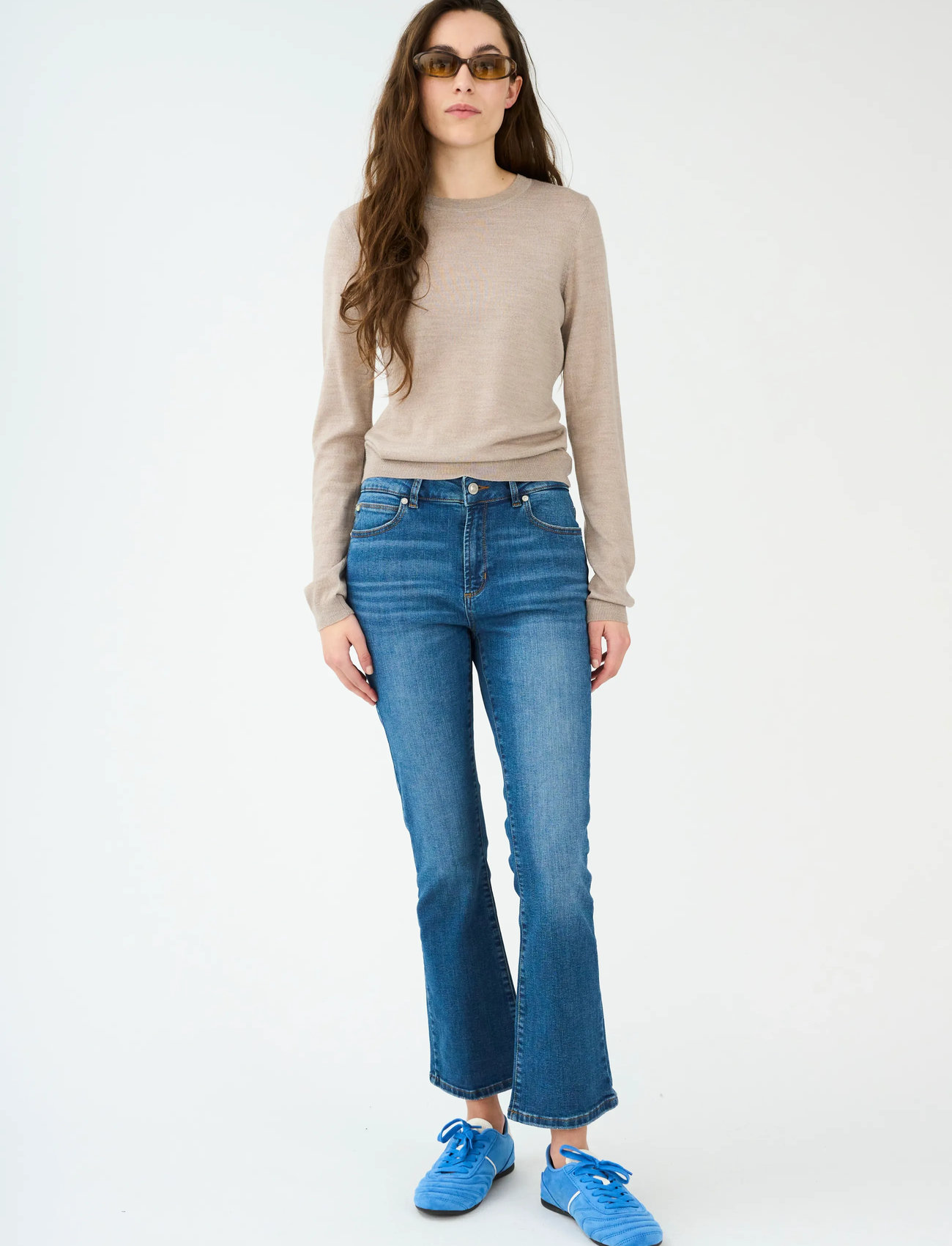 IVY Copenhagen Ivy-Johanna Kick Flare Jeans Wash A, 28 x 28, Blue, Jeans > Flares, Dame