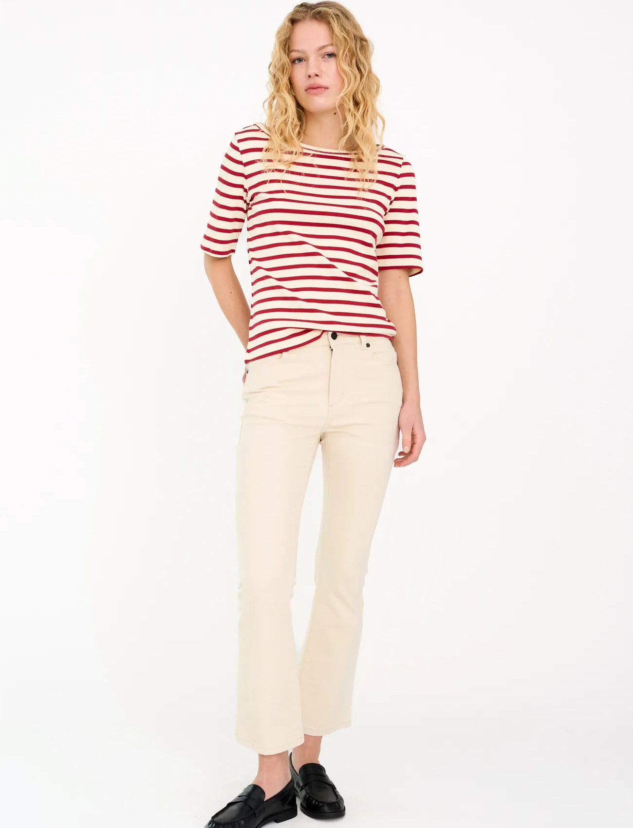 IVY Copenhagen Ivy-Johanna Kick Flare Jeans Wash E, 27 x 26, Beige, Jeans > Boot Cut, Dame