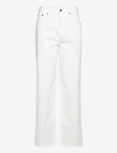 Brooke Straight Jeans White - brede jeans - white
