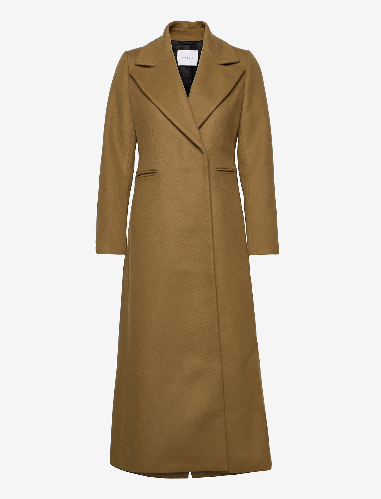 brown maxi coat