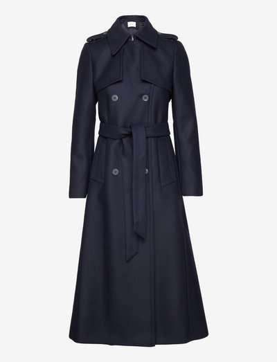 CHARLOTTE ROSE MODERN TRENCH COAT - trench coats - navy blue