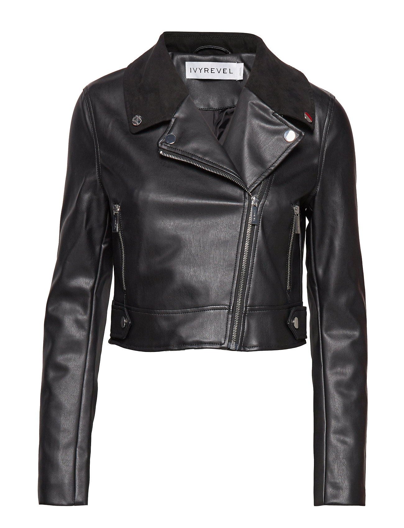 Pu Jacket Leren Jack Jas Zwart Ivyrevel ivyrevel kopen in de aanbieding