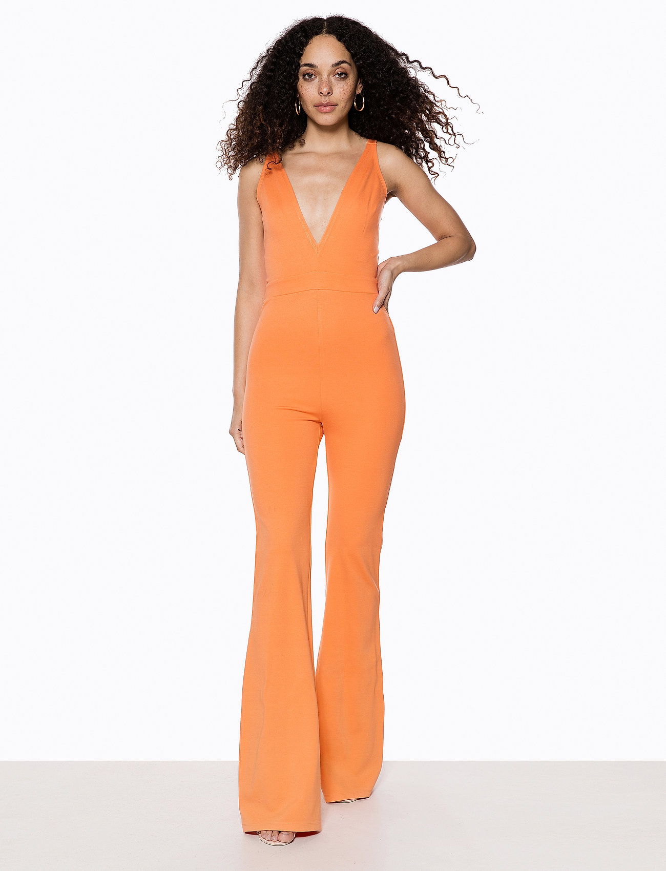 flared jump suit