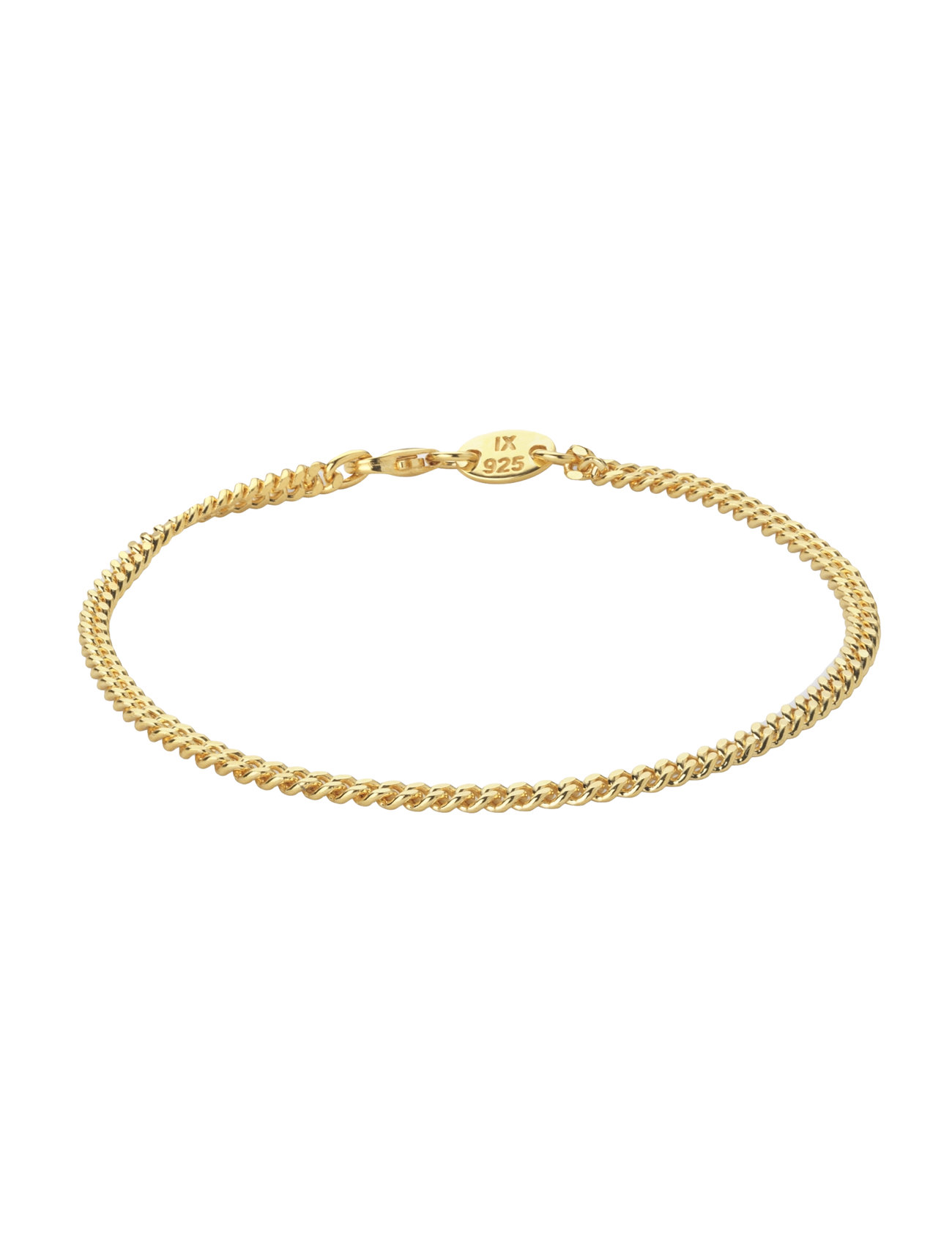IX STUDIOS Ix Curb Medi Armband Gold - 21 Cm - Damen