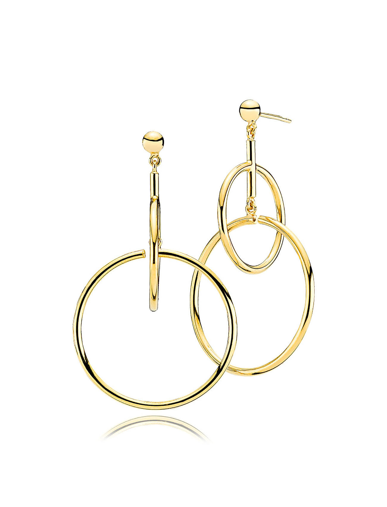 Metropol Large Earrings Oorbellen Sieraden Goud Izabel Camille izabel camille kopen in de aanbieding