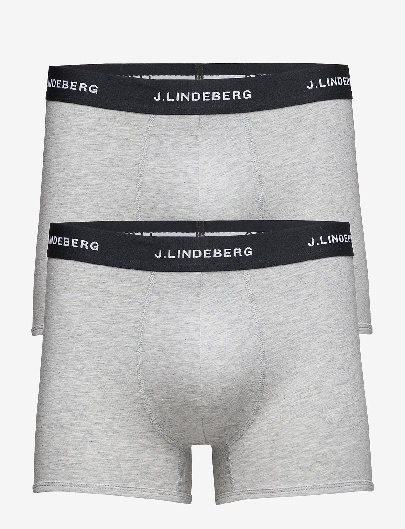 J. Lindeberg - Mens Trunk 2-pack underwear - unterhosen im multipack - lt grey melange - 0