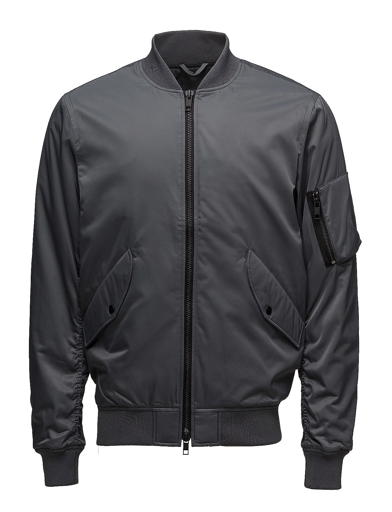 Rafe 72 Bomber Satin Bomberjack Jack Grijs J Lindeberg j lindeberg kopen in de aanbieding