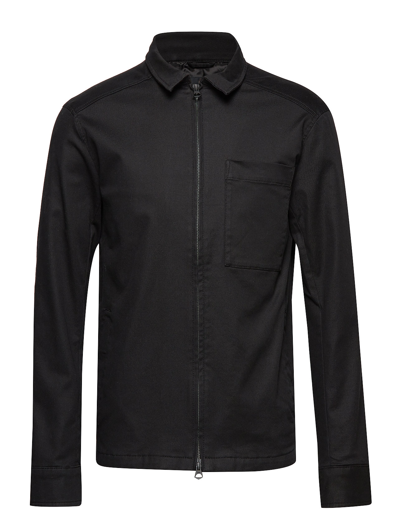 Beak Drape Twill Overshirt Zwart J Lindeberg j lindeberg kopen in de aanbieding