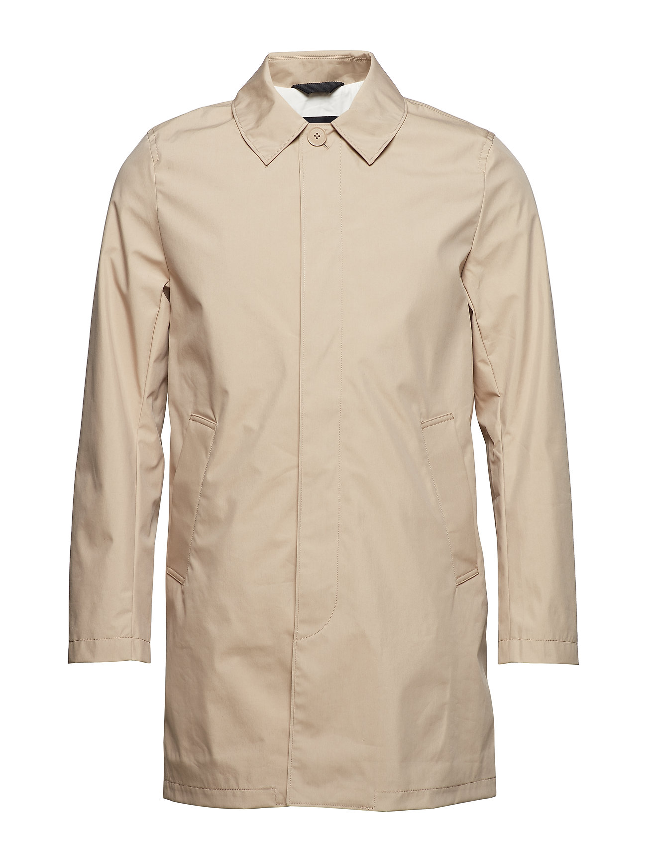 Carter Sharp Cotton Dunne Lange Jas Beige J Lindeberg j lindeberg kopen in de aanbieding