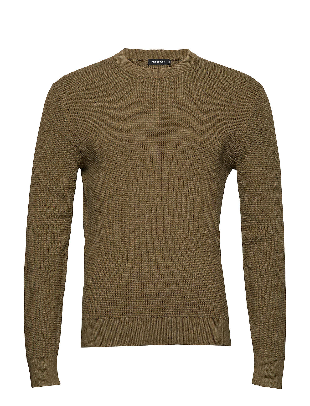 Romulus Semi Structure Gebreide Trui Met Ronde Kraag Groen J Lindeberg j lindeberg kopen in de aanbieding
