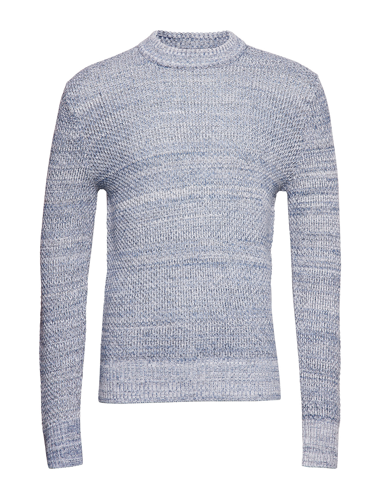 Devin 2 T Structure Gebreide Trui Met Ronde Kraag Blauw J Lindeberg j lindeberg kopen in de aanbieding