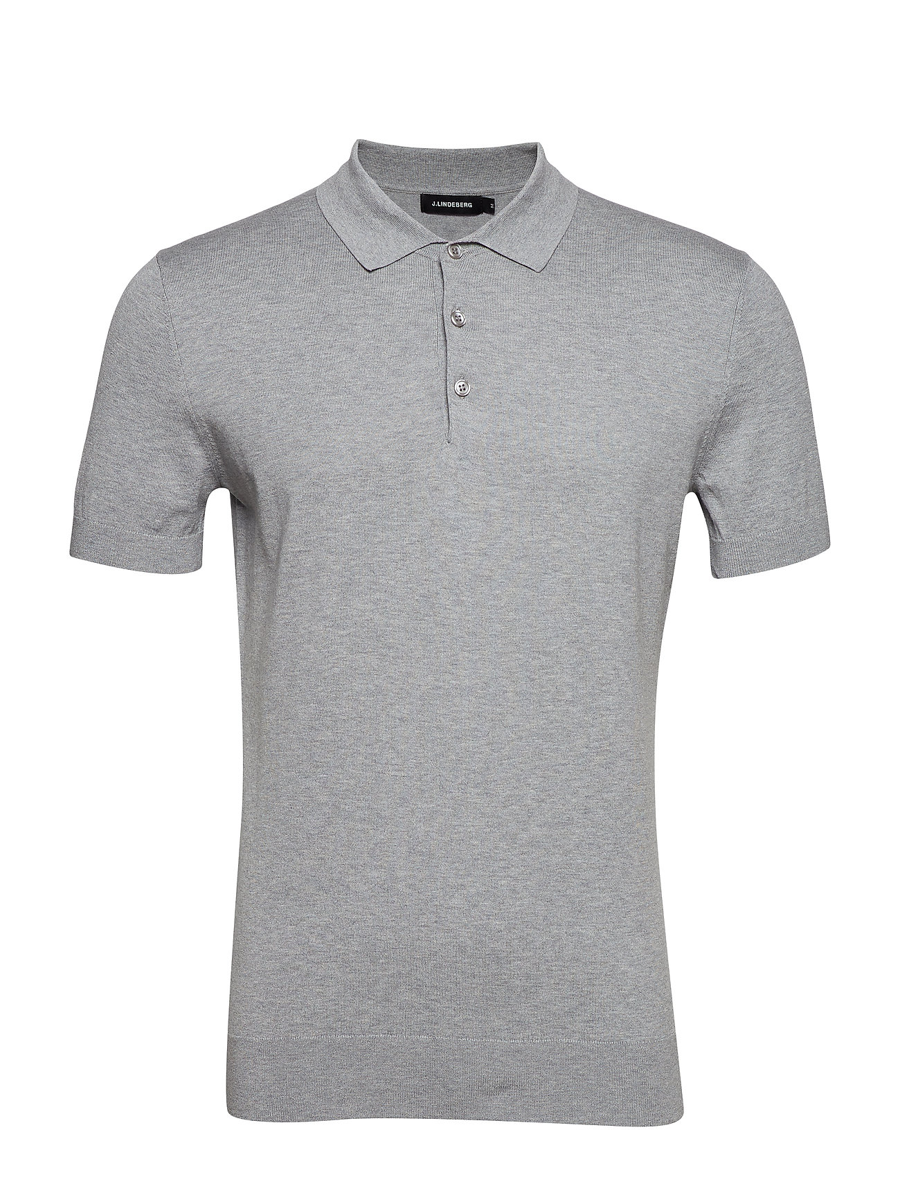 Ridge Cotton Silk Coltrui Met Korte Mouwen Grijs J Lindeberg j lindeberg kopen in de aanbieding