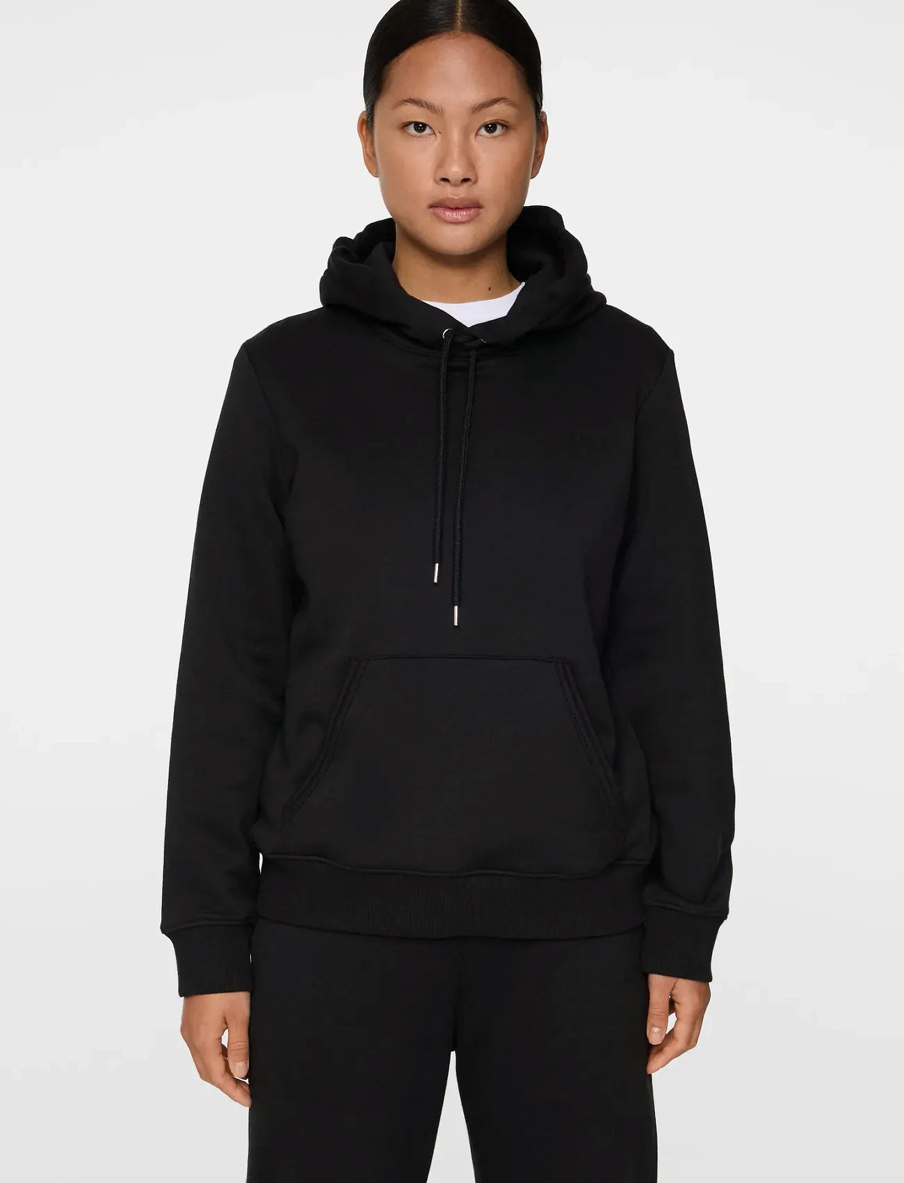 J. Lindeberg W Alpha Hood, S, Black, Sweatshirts & Hættetrøjer > Hættetrøjer, Dame