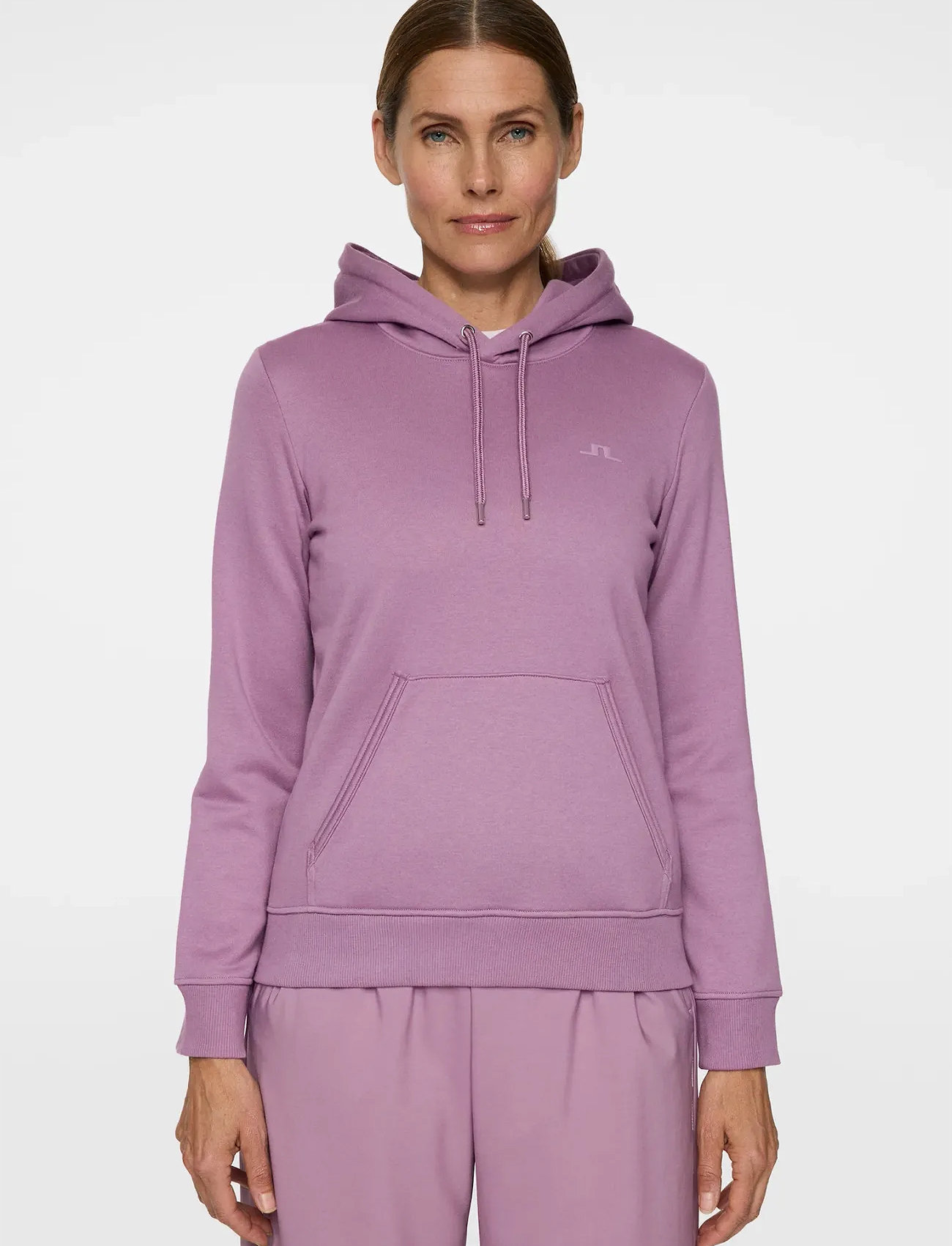 J. Lindeberg W Alpha Hood, S, Purple, Sweatshirts & Hættetrøjer > Hættetrøjer, Dame