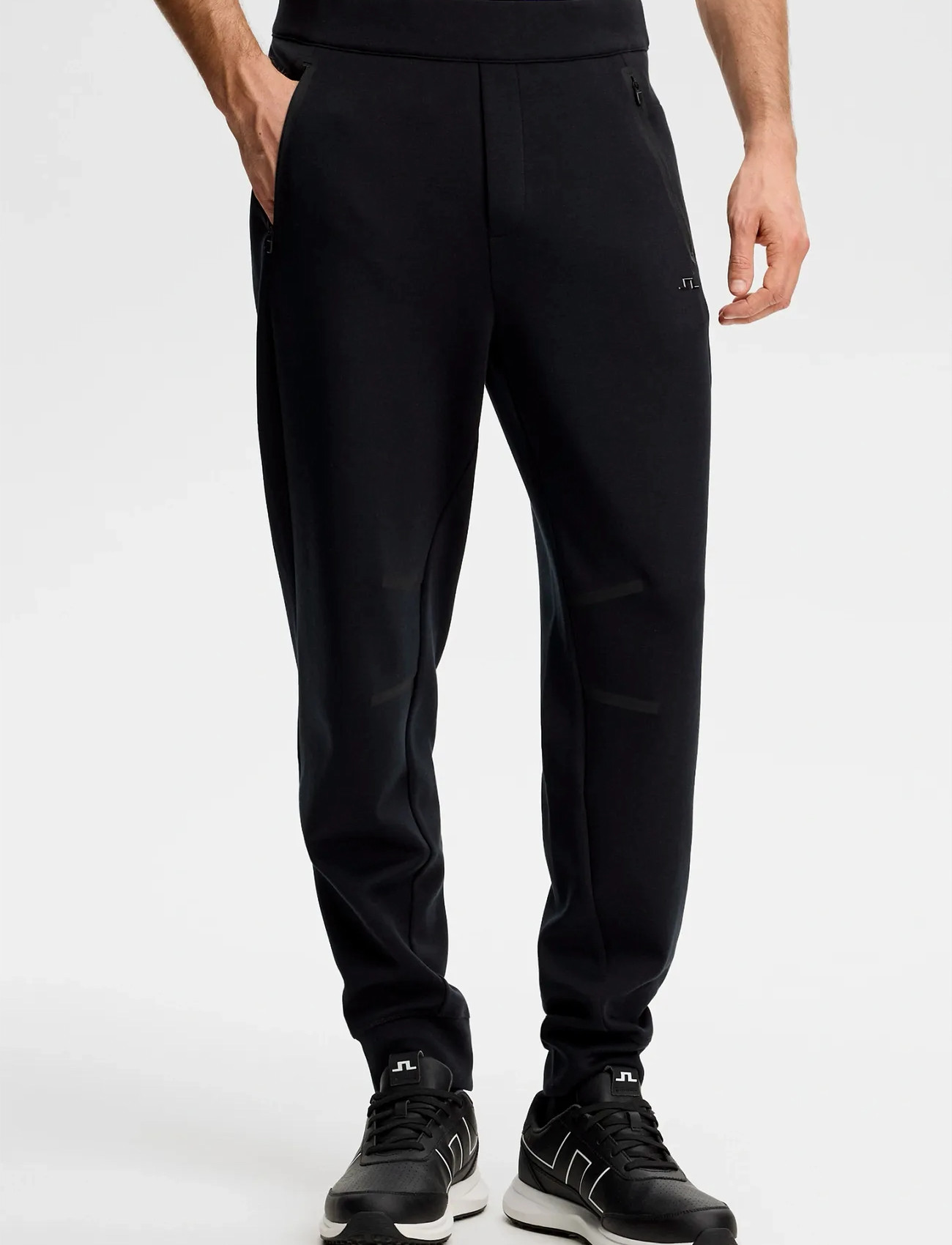 J. Lindeberg Icon Sweatpants, L, Black, Underdele > Joggingbukser, Herre
