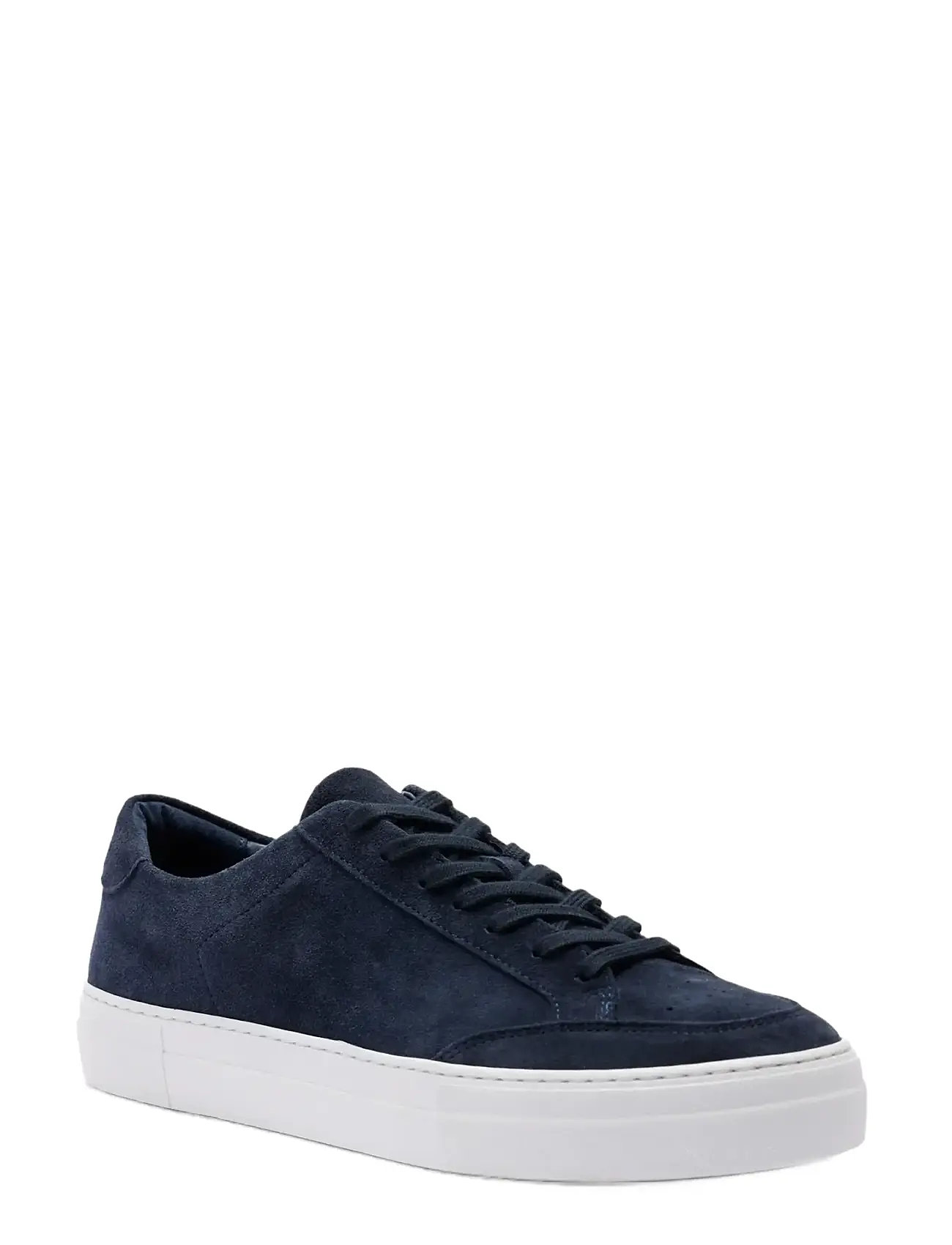 J. Lindeberg Art Signature Suede Sneaker, 41, Navy, Sneakers > Sneakers Med Lav Top, Herre