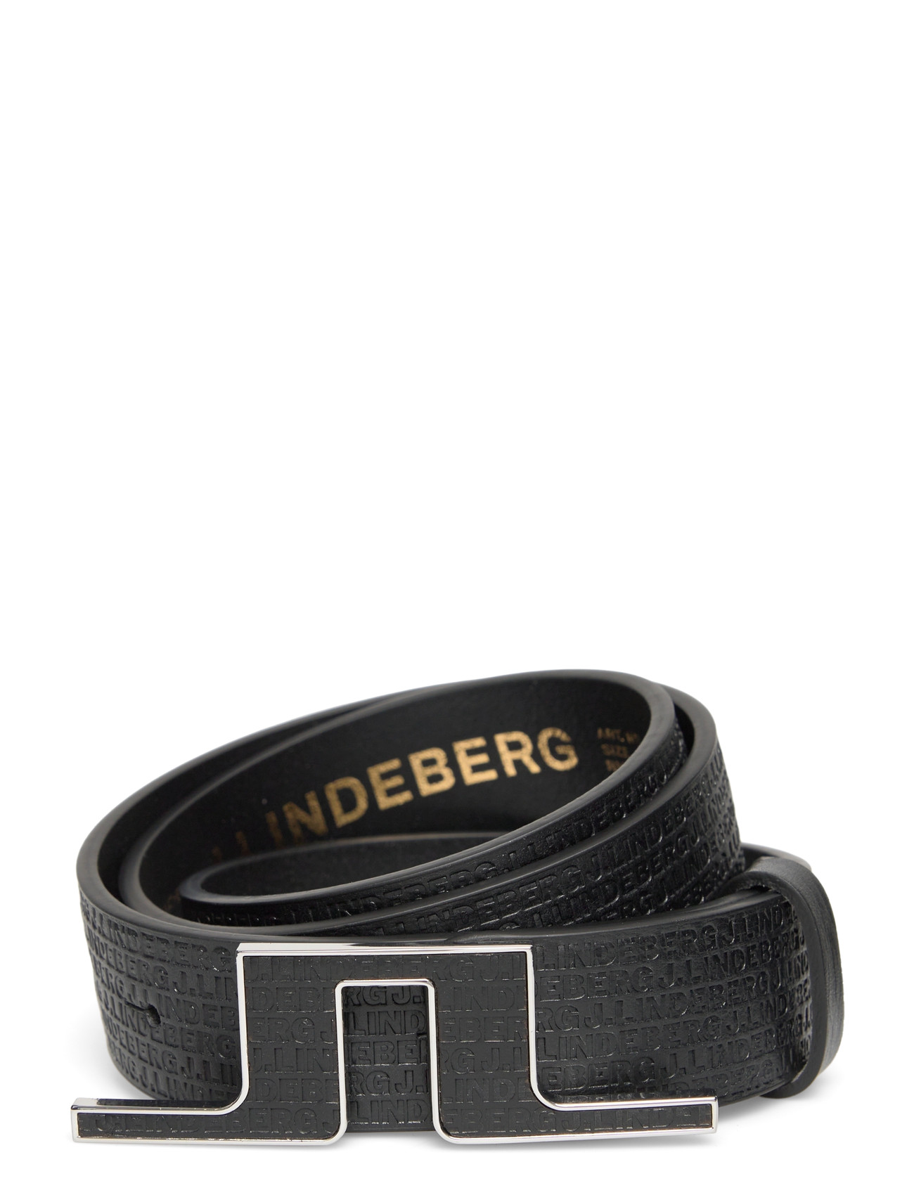 J. Lindeberg Bridge Belt, 90, Black, Bælter > Klassiske Bælter, Herre