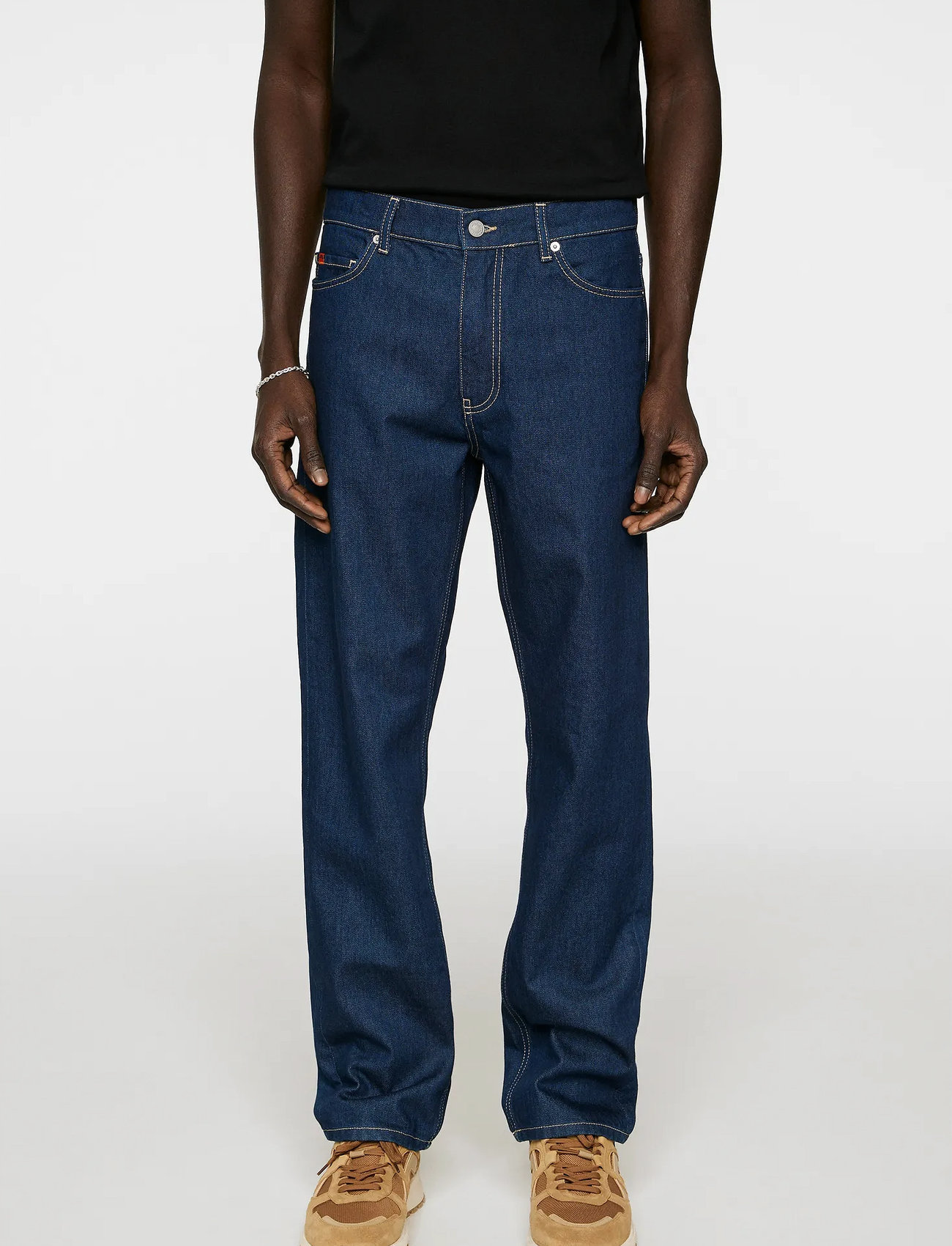 J. Lindeberg Cody Broken Reg Jeans, 30-32, Navy, Jeans > Almindelige, Herre