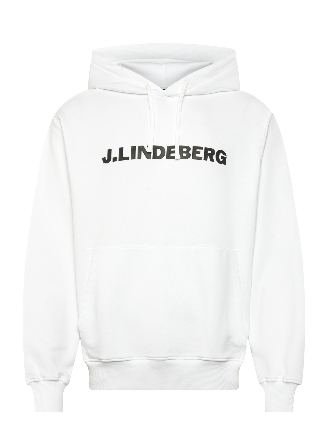 J. Lindeberg Callan Hoodie, M, White, Sweatshirts & Hættetrøjer > Hættetrøjer, Herre