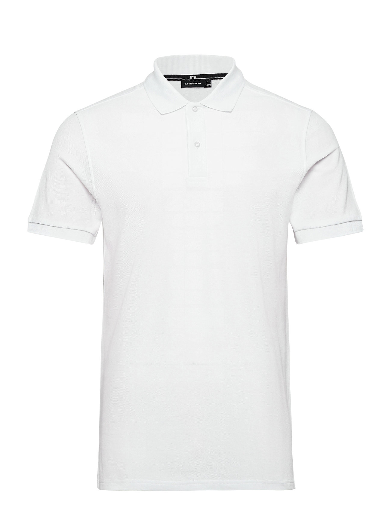 Troy St Pique Polo Shirt Polos Short-sleeved Valkoinen J. Lindeberg