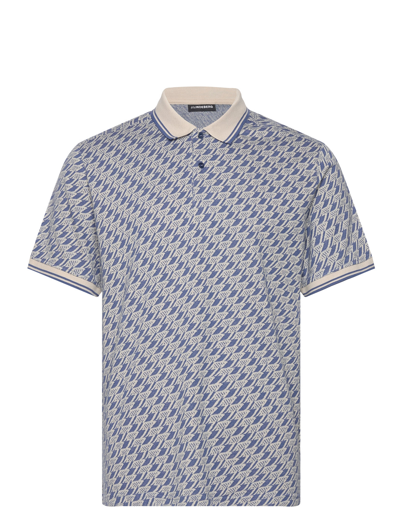 Devon Jacquard Polo Blue J. Lindeberg