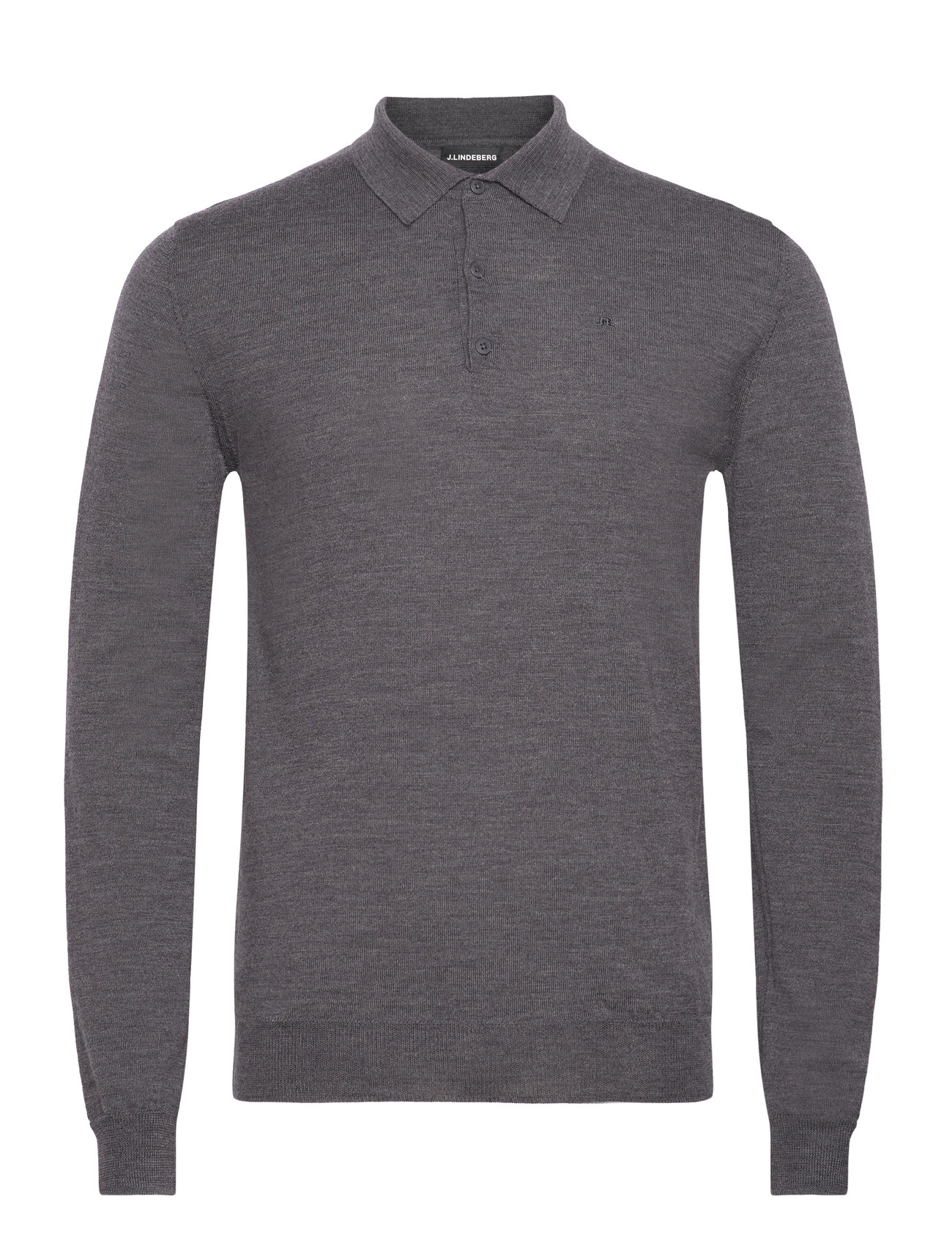 Noel Light Merino Polo Shirt Grey J. Lindeberg