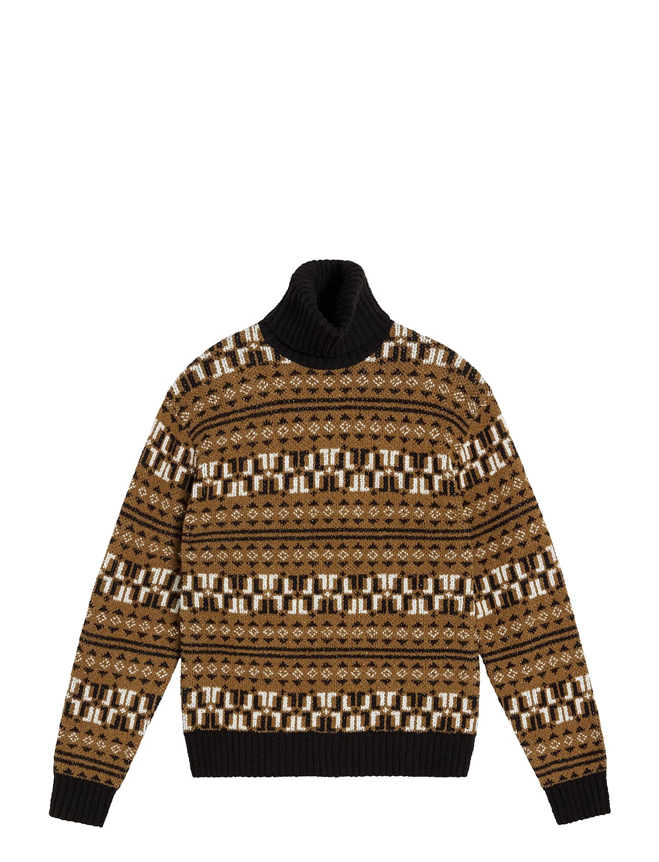Bearclaw Turtle Neck Sweater Designers Knitwear Turtlenecks Brown J. Lindeberg