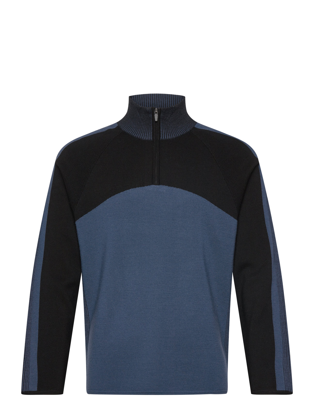 Tim Tech Knit Quarter Zip Tops Knitwear Half Zip Jumpers Blue J. Lindeberg