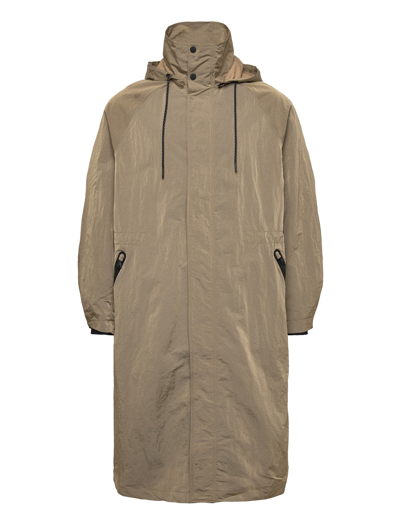 J. Lindeberg Remy 2 Tone Raincoat, M, Khaki green, Regntøj > Regnfrakker, Herre