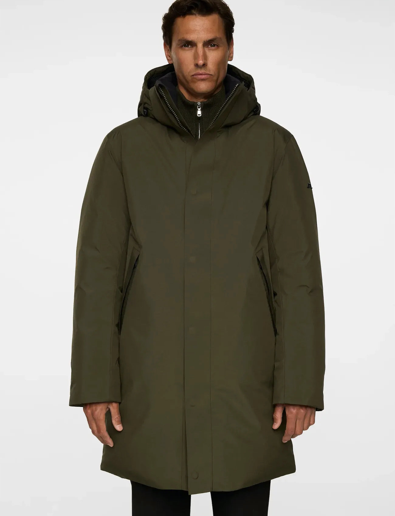 J. Lindeberg Alon 3L Down Parka, S, Khaki green, Jakker > Parkaer, Herre