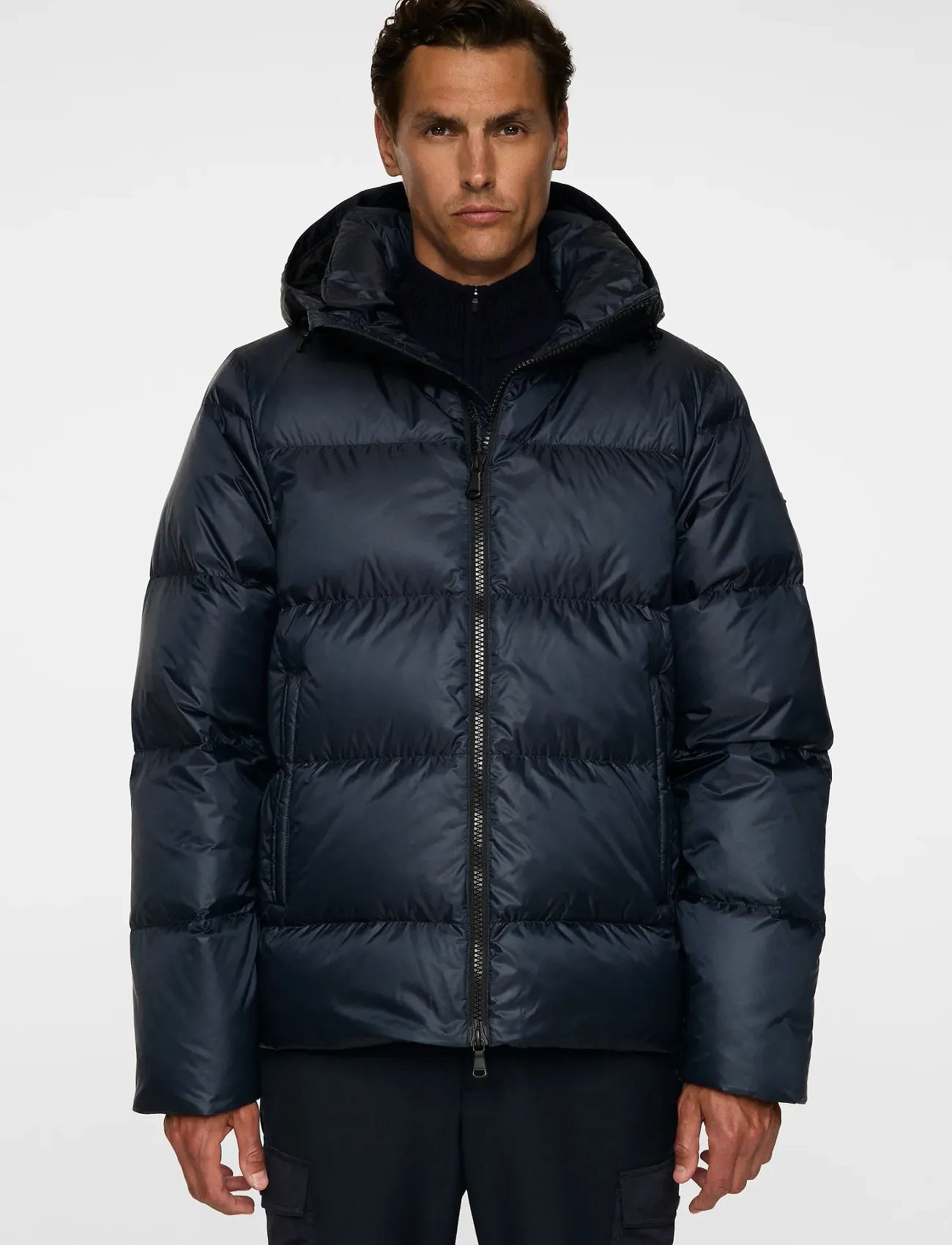 J. Lindeberg Daryl Down Jacket, M, Navy, Jakker > Vatterede Jakker, Herre
