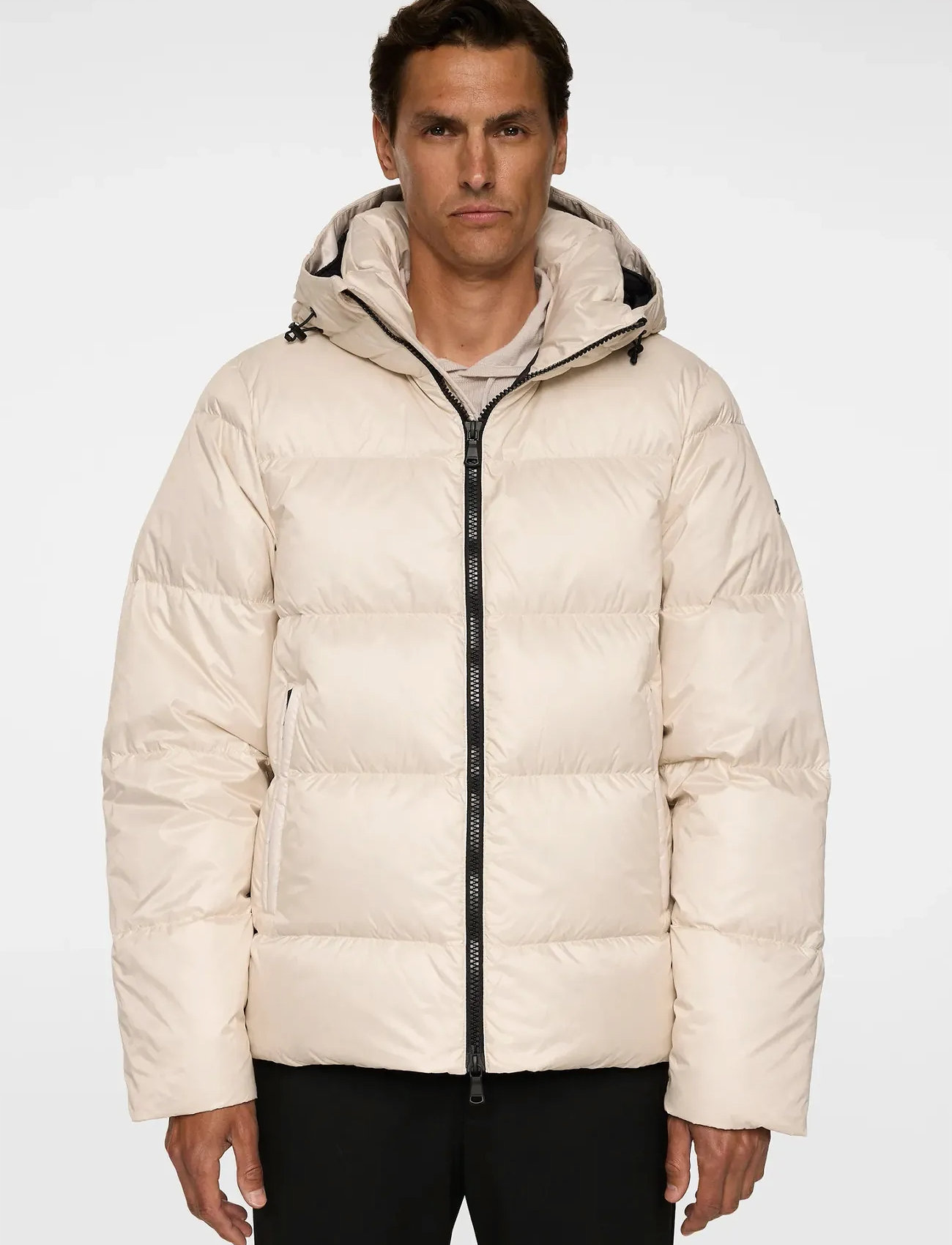 J. Lindeberg Daryl Down Jacket, XL, Cream, Jakker > Vatterede Jakker, Herre