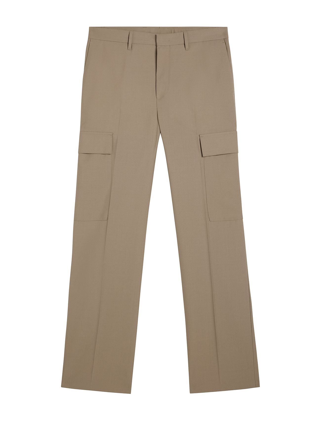 Haij Wool Cargo Pants Designers Trousers Cargo Pants Beige J. Lindeberg