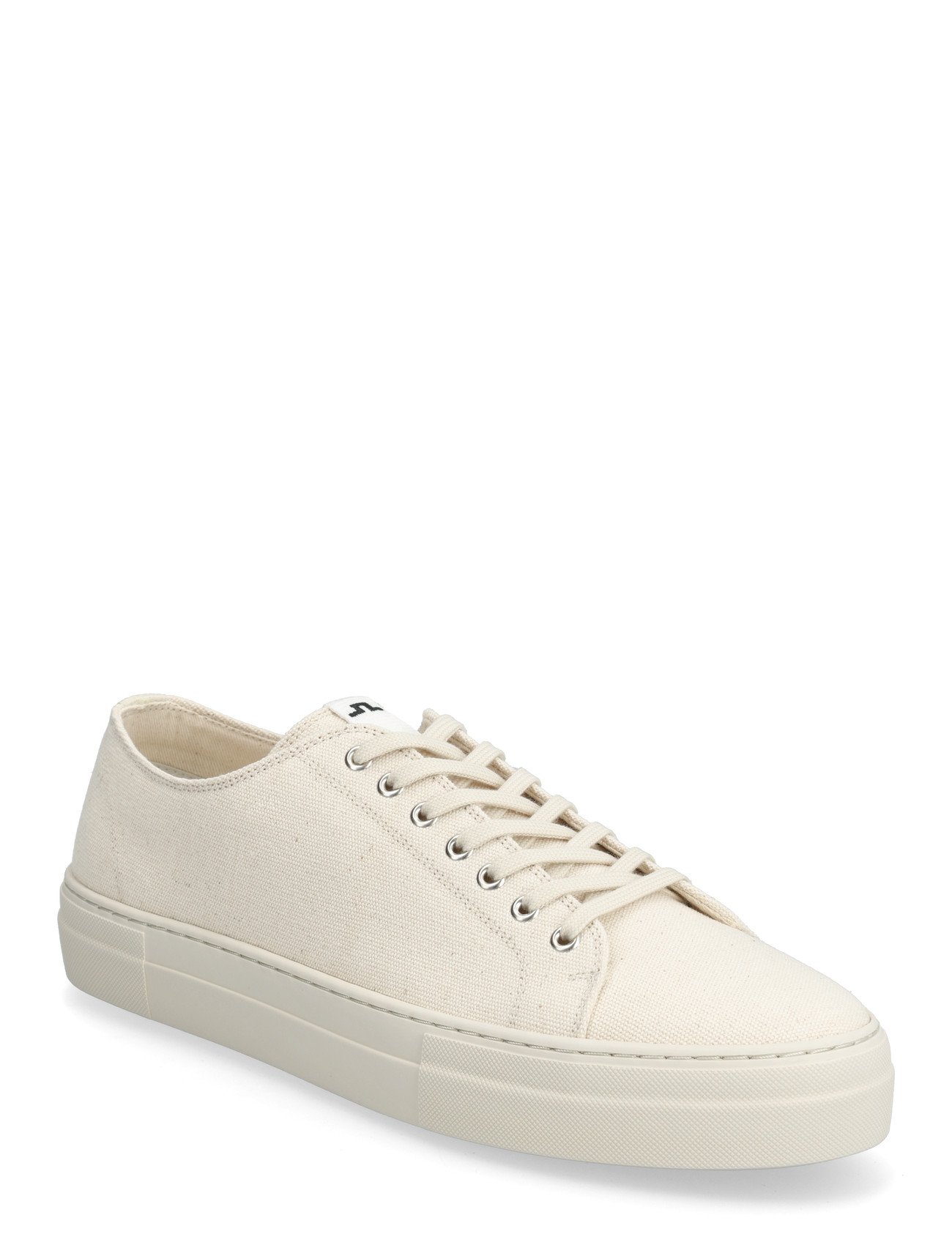 J. Lindeberg Art Canvas Sneaker, 44, Cream, Sneakers > Sneakers Med Lav Top, Herre