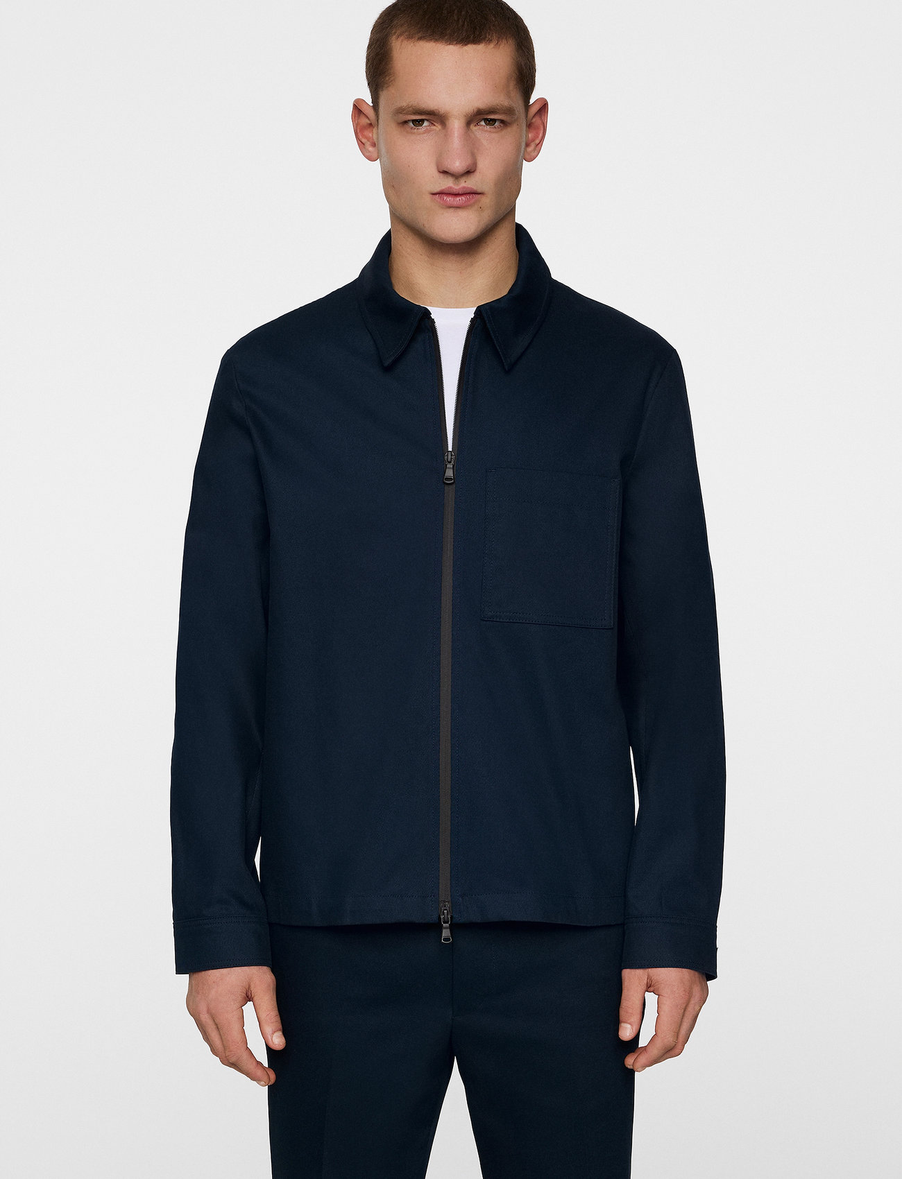 J.LINDEBERG ジップアップ長袖シャツ J.LINDEBERG J.リンドバーグ ゴルフ 長袖 ハーフジップシャツ