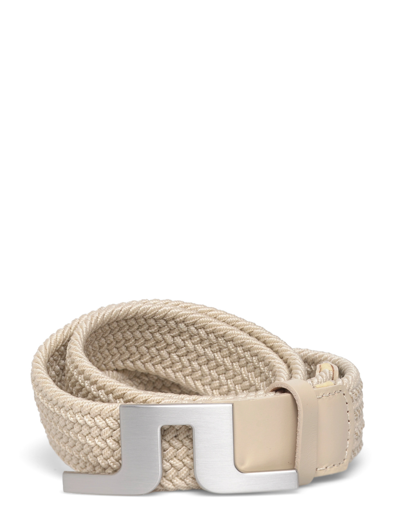 J. Lindeberg Berry Elastic Belt, 85, Cream, Sport Accessories > Sport Belts, Herre