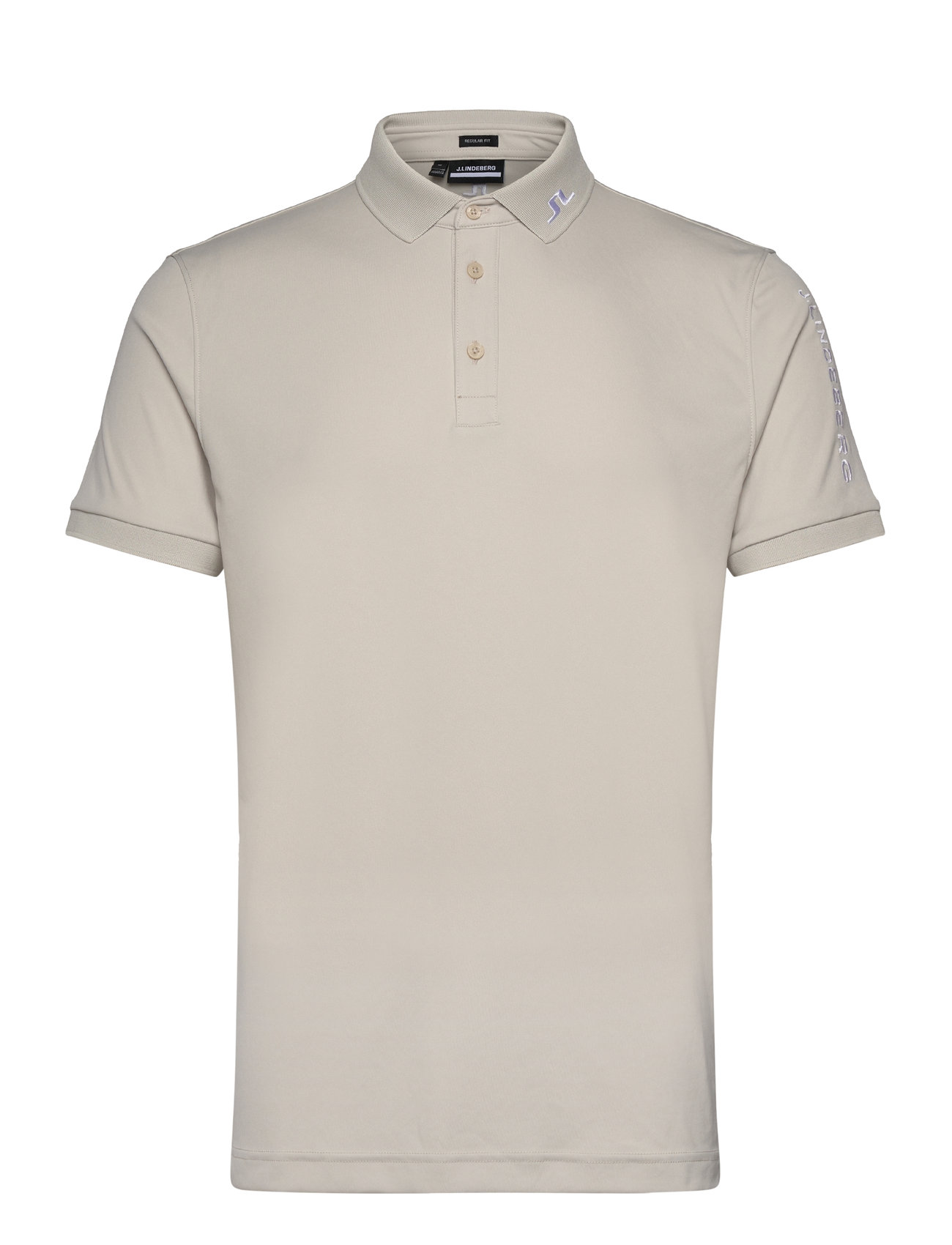 Tour Tech Reg Fit Polo Sport Men Sport Clothing Sport Tops Sport Polos Sport Short-sleeved Polos Beige J. Lindeberg