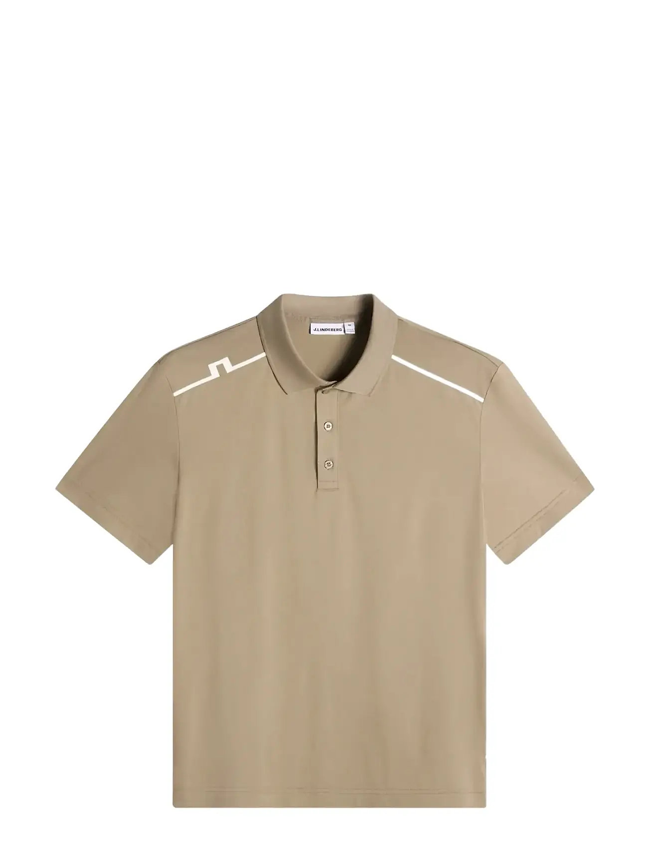J. Lindeberg Lionel Polo, S, Beige, Sport Polos > Sport Short-sleeved Polos, Herre
