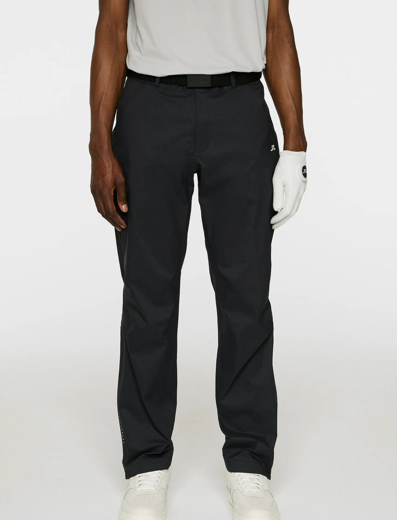 J. Lindeberg Shay Rain Pant, XL, Black, Sport Pants > Sport Golf Pants, Herre
