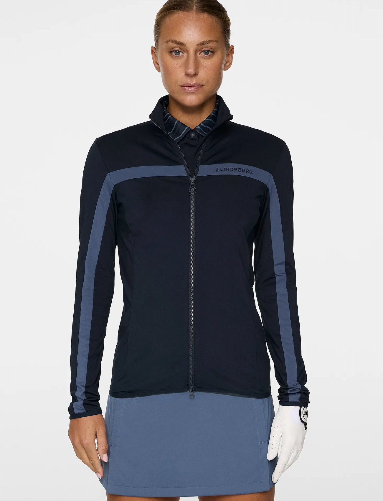 J. Lindeberg Seasonal Janice Mid Layer, XS, Navy, Sport Clothing > Sport Fleeces & Midlayers, Dame