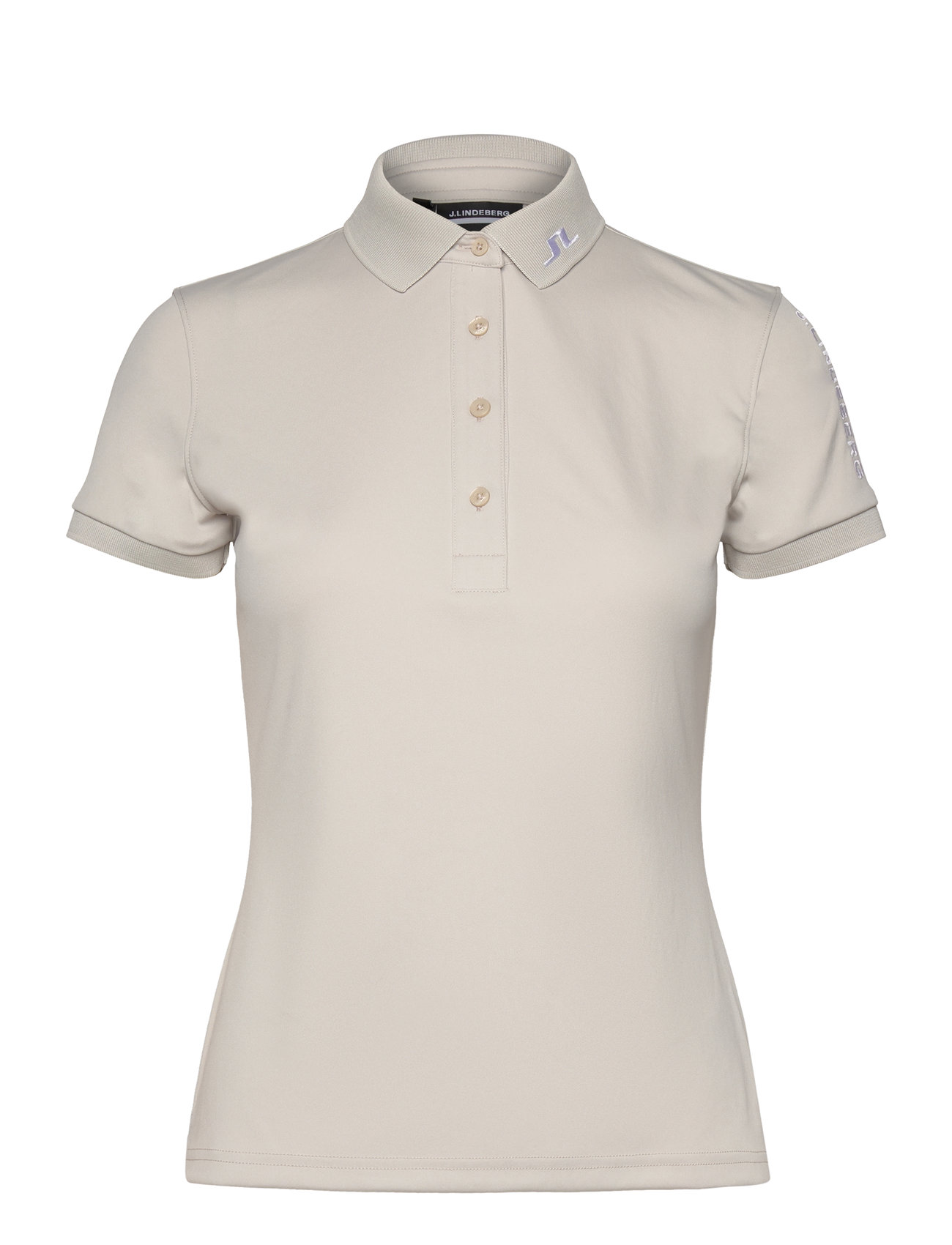 Tour Tech Polo Sport Women Sport Clothing Sports Tops & T-shirts Sport Polos Beige J. Lindeberg