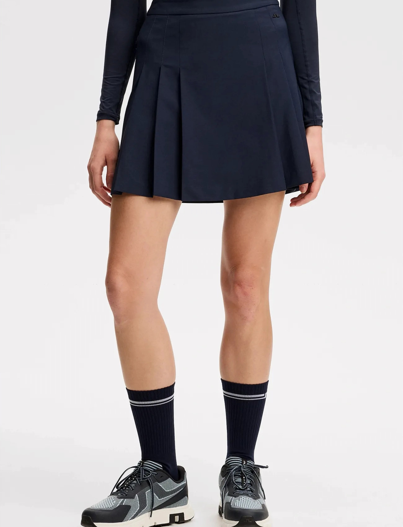 J. Lindeberg Alesia Skirt, XL, Navy, Sport Kjoler Og Nederdele > Sport Skorts, Dame