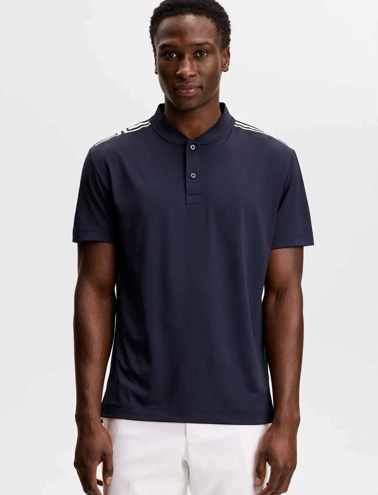 J. Lindeberg Josh Polo, XL, Navy, Sport Polos > Sport Short-sleeved Polos, Herre